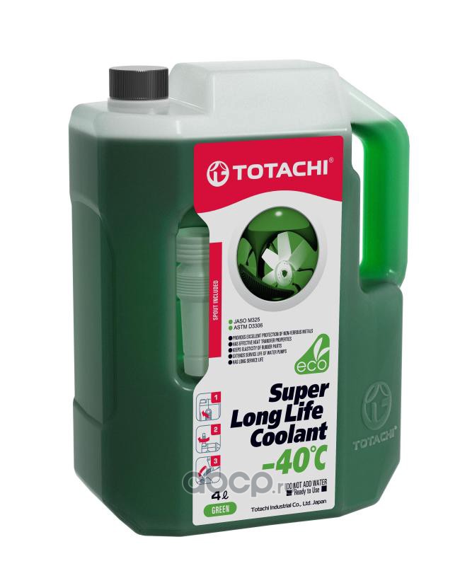 Охлаждающая жидкость TOTACHI SUPER LLC   Green   -40C      4л